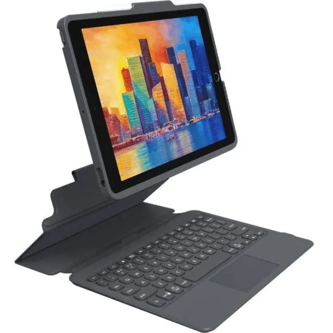 Zagg Pro Touch Trackpad Keyboard Detachable Case Folio iPad 10.2" 9th/8th/7th Gen